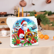 Load image into Gallery viewer, Acrylic Christmas Double Sided Nutcracker Diamond Art Storage Rack for Beginners
