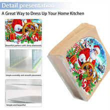 Load image into Gallery viewer, Acrylic Christmas Double Sided Nutcracker Diamond Art Storage Rack for Beginners
