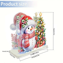 Load image into Gallery viewer, Acrylic Christmas Double Sided Nutcracker Diamond Art Storage Rack for Beginners
