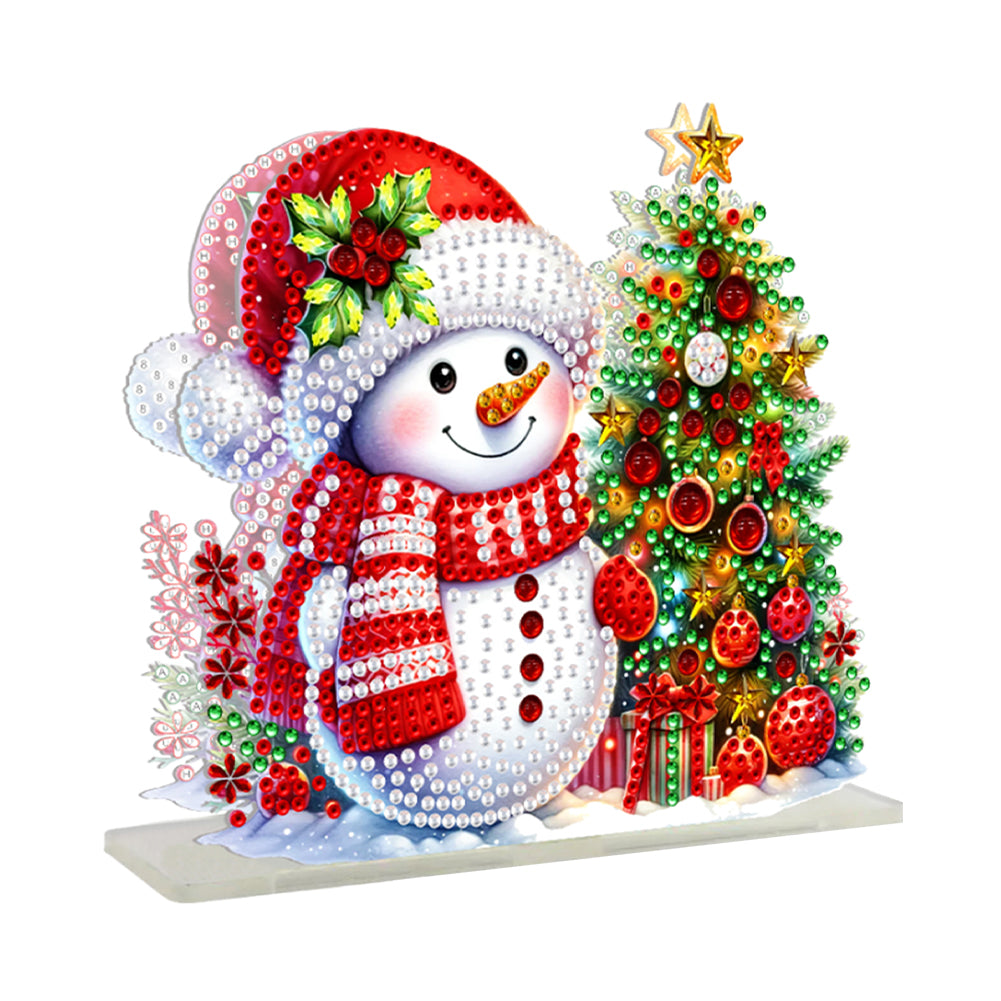 Acrylic Christmas Double Sided Nutcracker Diamond Art Storage Rack for Beginners