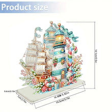 Load image into Gallery viewer, Acrylic Christmas Double Sided Nutcracker Diamond Art Storage Rack for Beginners
