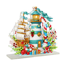Load image into Gallery viewer, Acrylic Christmas Double Sided Nutcracker Diamond Art Storage Rack for Beginners
