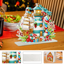 Load image into Gallery viewer, Acrylic Christmas Double Sided Nutcracker Diamond Art Storage Rack for Beginners
