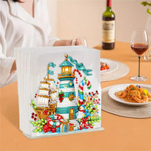 Load image into Gallery viewer, Acrylic Christmas Double Sided Nutcracker Diamond Art Storage Rack for Beginners
