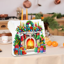 Load image into Gallery viewer, Acrylic Christmas Double Sided Nutcracker Diamond Art Storage Rack for Beginners
