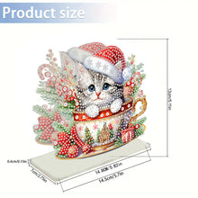 Load image into Gallery viewer, Acrylic Christmas Double Sided Nutcracker Diamond Art Storage Rack for Beginners
