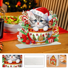 Load image into Gallery viewer, Acrylic Christmas Double Sided Nutcracker Diamond Art Storage Rack for Beginners
