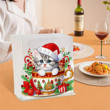 Load image into Gallery viewer, Acrylic Christmas Double Sided Nutcracker Diamond Art Storage Rack for Beginners
