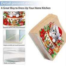 Load image into Gallery viewer, Acrylic Christmas Double Sided Nutcracker Diamond Art Storage Rack for Beginners
