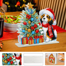 Load image into Gallery viewer, Acrylic Christmas Double Sided Nutcracker Diamond Art Storage Rack for Beginners
