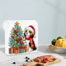 Load image into Gallery viewer, Acrylic Christmas Double Sided Nutcracker Diamond Art Storage Rack for Beginners
