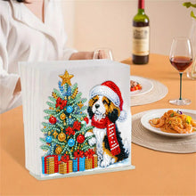 Load image into Gallery viewer, Acrylic Christmas Double Sided Nutcracker Diamond Art Storage Rack for Beginners
