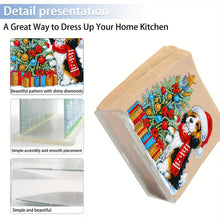 Load image into Gallery viewer, Acrylic Christmas Double Sided Nutcracker Diamond Art Storage Rack for Beginners
