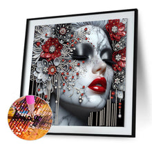 Load image into Gallery viewer, Diamond Painting - Partial Special Shaped - Elegant lady (40*40CM)
