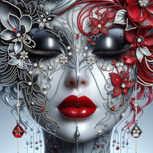 Load image into Gallery viewer, Diamond Painting - Partial Special Shaped - Elegant lady (40*40CM)
