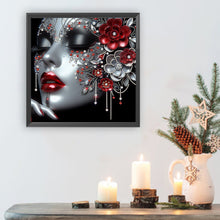 Load image into Gallery viewer, Diamond Painting - Partial Special Shaped - Elegant lady (40*40CM)
