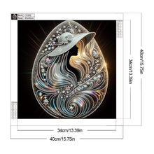 Load image into Gallery viewer, Diamond Painting - Partial Special Shaped - Elegant lady (40*40CM)
