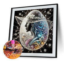 Load image into Gallery viewer, Diamond Painting - Partial Special Shaped - Elegant lady (40*40CM)
