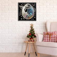 Load image into Gallery viewer, Diamond Painting - Partial Special Shaped - Elegant lady (40*40CM)
