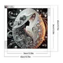 Load image into Gallery viewer, Diamond Painting - Partial Special Shaped - Elegant lady (40*40CM)
