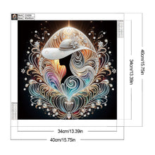 Load image into Gallery viewer, Diamond Painting - Partial Special Shaped - Elegant lady (40*40CM)
