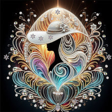 Load image into Gallery viewer, Diamond Painting - Partial Special Shaped - Elegant lady (40*40CM)
