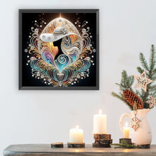 Load image into Gallery viewer, Diamond Painting - Partial Special Shaped - Elegant lady (40*40CM)
