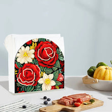Load image into Gallery viewer, Christmas Acrylic DIY 5D Diamond Art Painting Napkin Holder Set Home Table Decor
