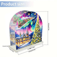 Load image into Gallery viewer, Christmas Acrylic DIY 5D Diamond Art Painting Napkin Holder Set Home Table Decor
