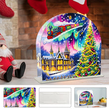 Load image into Gallery viewer, Christmas Acrylic DIY 5D Diamond Art Painting Napkin Holder Set Home Table Decor
