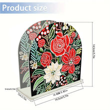 Load image into Gallery viewer, Christmas Acrylic DIY 5D Diamond Art Painting Napkin Holder Set Home Table Decor
