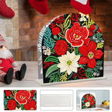 Load image into Gallery viewer, Christmas Acrylic DIY 5D Diamond Art Painting Napkin Holder Set Home Table Decor
