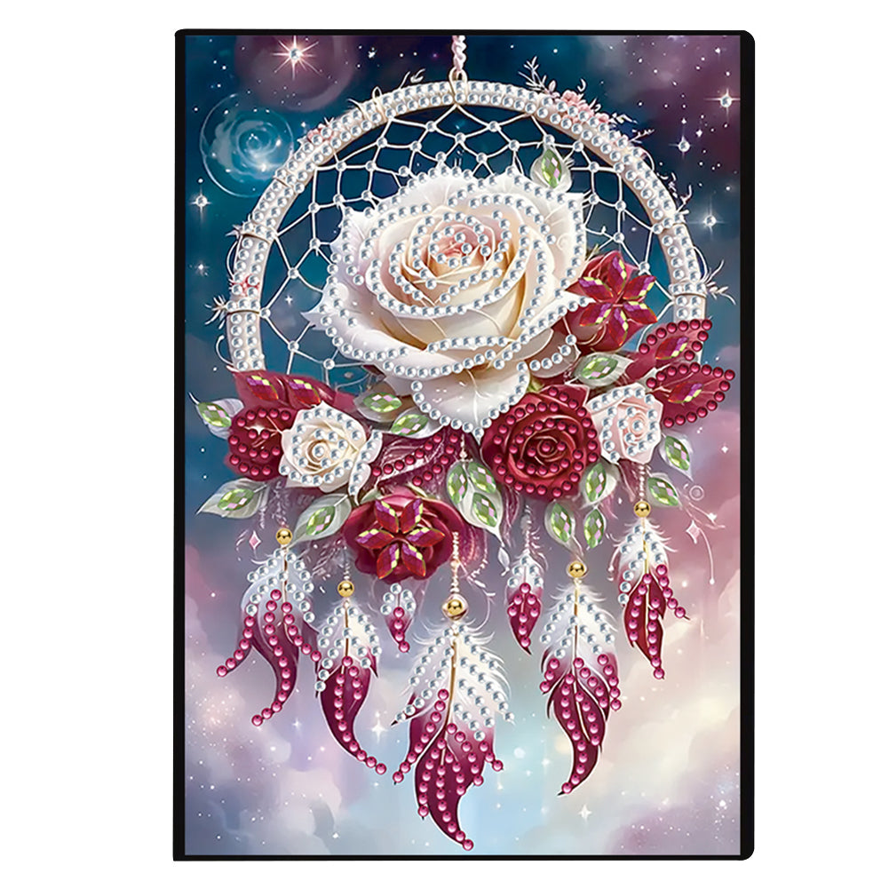 Christmas 5D Diamond Painting Notebook Diamond Art Diary Book for Adults Kids