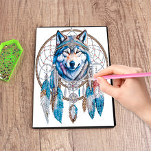 Load image into Gallery viewer, Christmas 5D Diamond Painting Notebook Diamond Art Diary Book for Adults Kids
