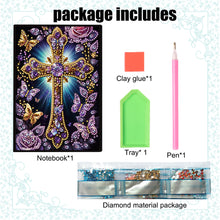 Load image into Gallery viewer, Christmas 5D Diamond Painting Notebook Diamond Art Diary Book for Adults Kids
