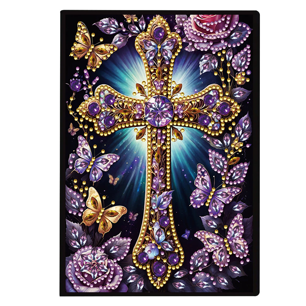 Christmas 5D Diamond Painting Notebook Diamond Art Diary Book for Adults Kids