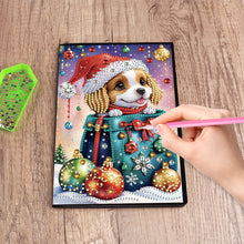 Load image into Gallery viewer, Christmas 5D Diamond Painting Notebook Diamond Art Diary Book for Adults Kids
