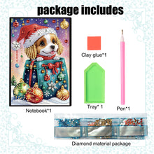 Load image into Gallery viewer, Christmas 5D Diamond Painting Notebook Diamond Art Diary Book for Adults Kids
