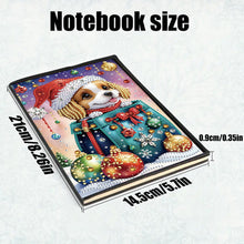 Load image into Gallery viewer, Christmas 5D Diamond Painting Notebook Diamond Art Diary Book for Adults Kids
