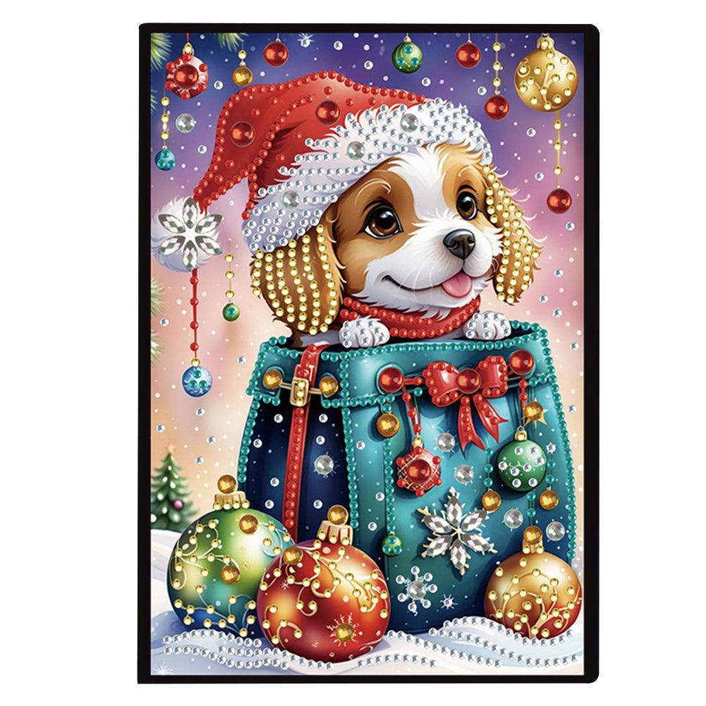 Christmas 5D Diamond Painting Notebook Diamond Art Diary Book for Adults Kids