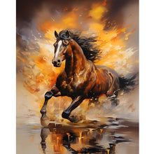 Load image into Gallery viewer, Diamond Painting - Full Round - Horse (40*50CM)
