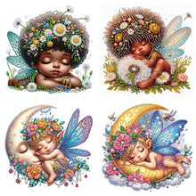 Load image into Gallery viewer, 4Pcs Partial Special Diamond Painting Set - Angel child (30*30CM)
