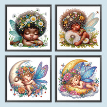 Load image into Gallery viewer, 4Pcs Partial Special Diamond Painting Set - Angel child (30*30CM)
