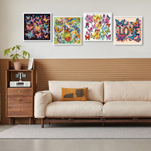 Load image into Gallery viewer, 4Pcs Partial Special Diamond Painting Set - Flying butterfly (30*30CM)
