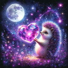 Load image into Gallery viewer, Diamond Painting - Full Square - Glowing hedgehog (40*40CM)
