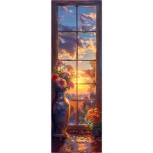 Load image into Gallery viewer, AB Diamond Painting - Full Round - Window scenery (30*90CM)
