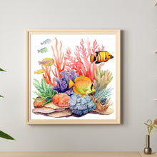 Load image into Gallery viewer, Diamond Painting - Full Round - Waterless sea bottom fish (40*40CM)
