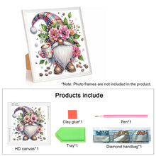 Load image into Gallery viewer, Diamond Painting - Partial Special Shaped - Gnome (30*30CM)
