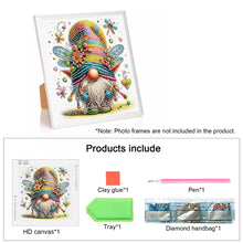 Load image into Gallery viewer, Diamond Painting - Partial Special Shaped - Gnome (30*30CM)
