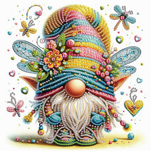 Load image into Gallery viewer, Diamond Painting - Partial Special Shaped - Gnome (30*30CM)
